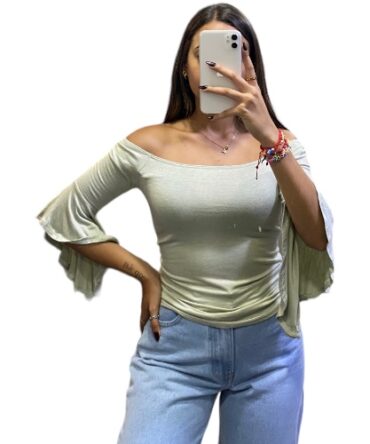Blusa verde menta