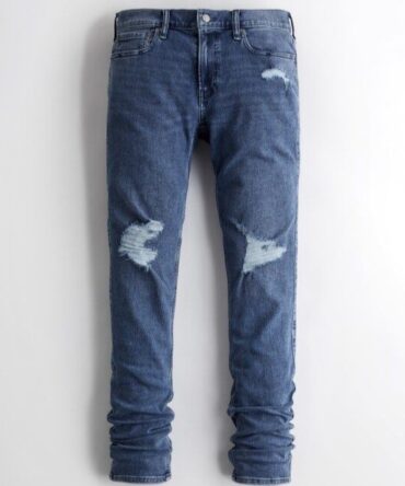 Jean Hollister Strech Stacked Skinny Azul Medio