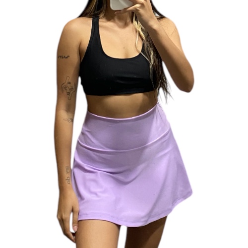 Falda deportiva básica lila