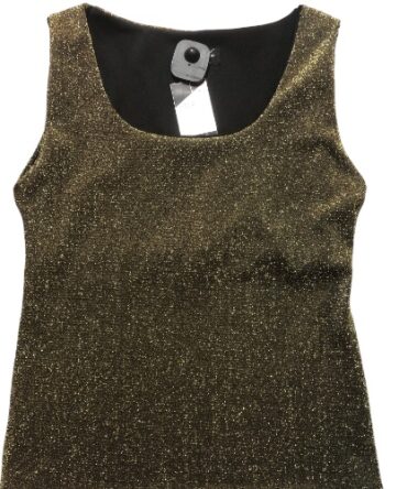 Blusa dorada brillante