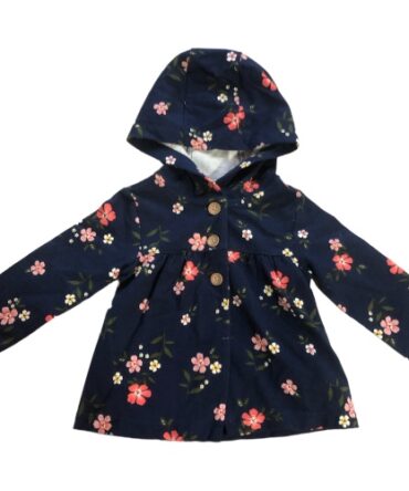Vestido con capucha carter’s azul floreada