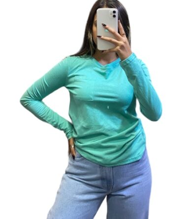 Blusa turquesa