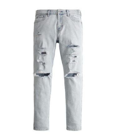 Jean Hollister Athletic Skinny Claro Roto