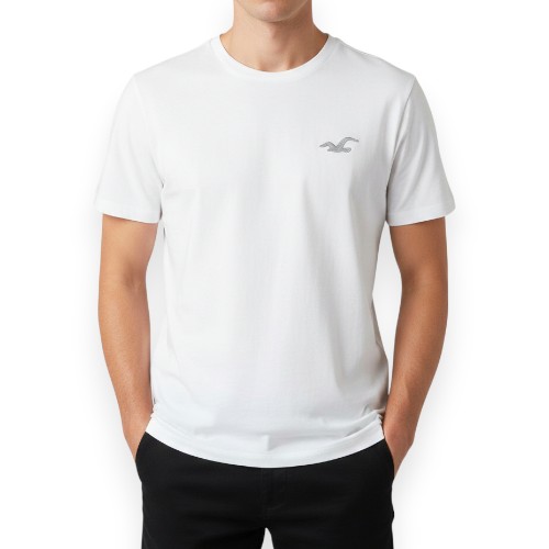 Franela Hollister Blanca