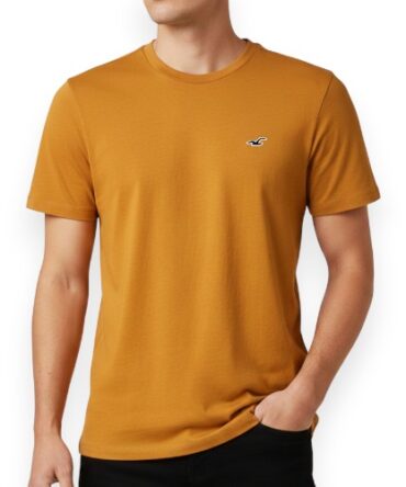 Franela Hollister Naranja Opaco #08