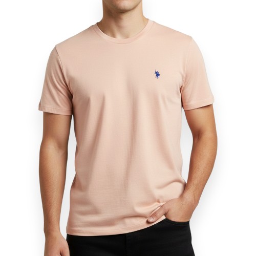 Franela Polo Salmon