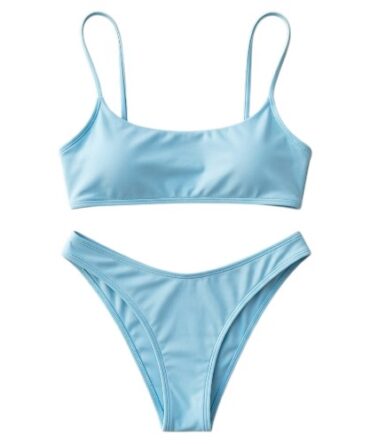 Traje de Baño Azul Cielo