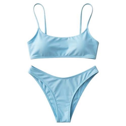 Traje de Baño Azul Cielo