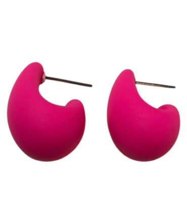Zarcillos Gotas Fucsia