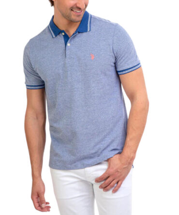 Chemise Polo Azul