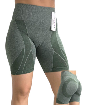 Short Texturizado Verde Militar
