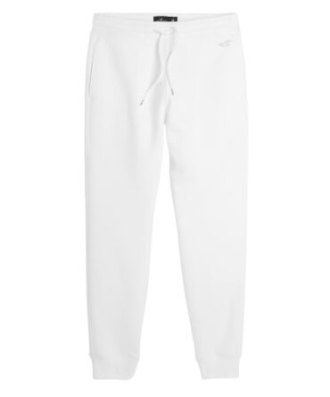 Jogger Hollister Blanco Logo Gris