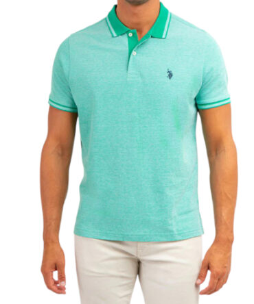 Chemise Polo Verde