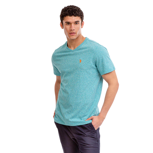 Franela Polo Verde 2 Cuello V