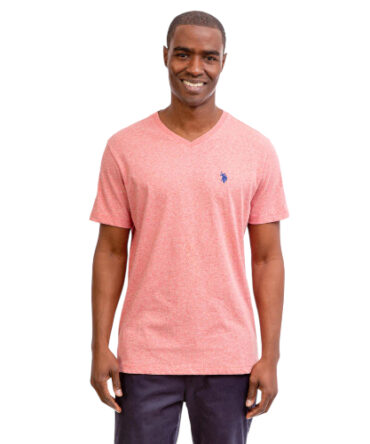 Franela Polo Coral 2 Cuello V