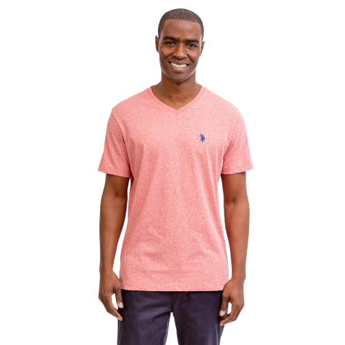 Franela Polo Coral 2 Cuello V