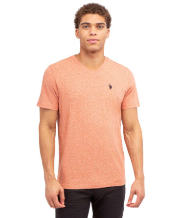 Franela Polo Naranja 2 Cuello V