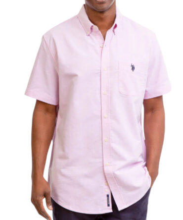 Camisa Manga Corta Rosada