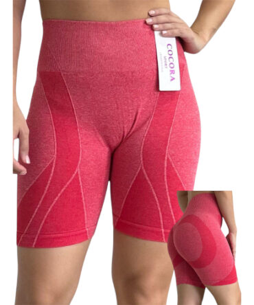 Short Texturizado Rojo