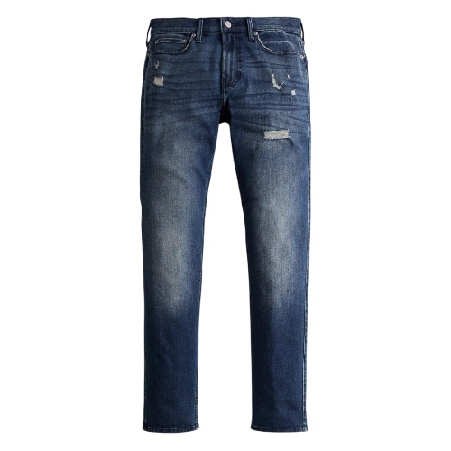 Pantalón Hollister Advanced Stretch Skinny Azul Naval con Roto