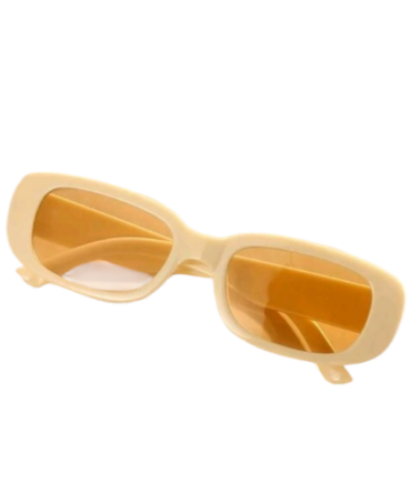 Lentes Ovalados Crema