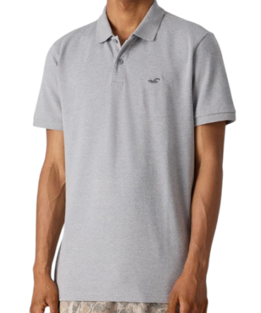 Chemise Hollister Gris Claro