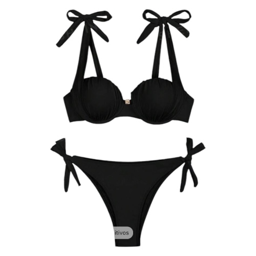 Traje de baño negro