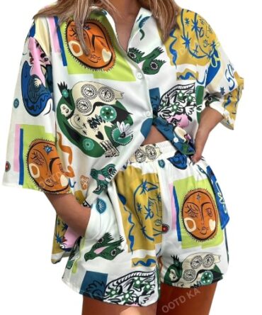 Conjunto estampado