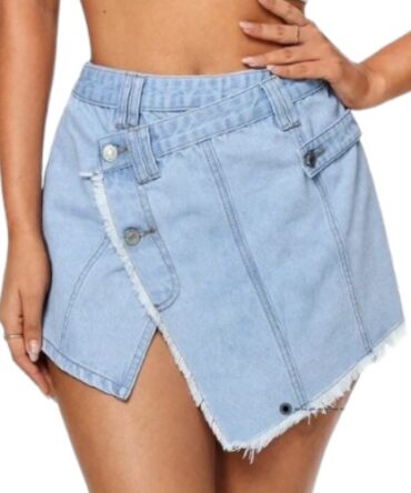 Falda short Jean
