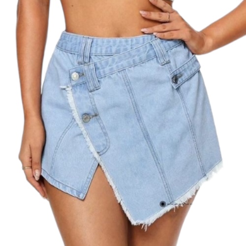 Falda short Jean