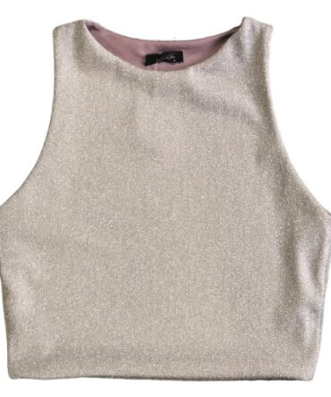 Top brillante lila