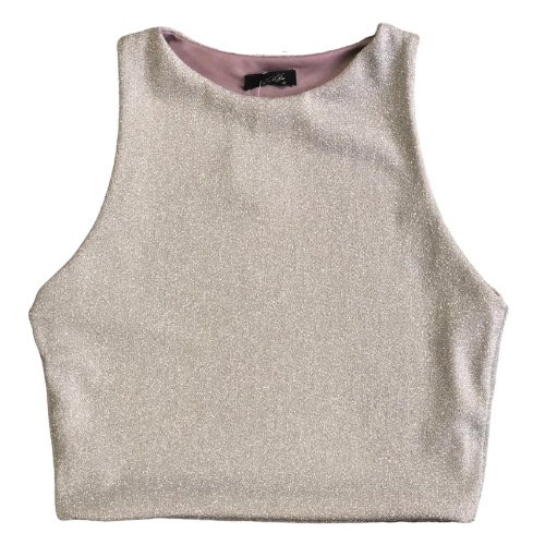 Top brillante lila
