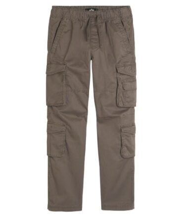 Pantalón Hollister Marrón, Slim Straight Cargo Pull-On