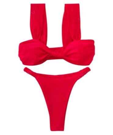 Traje de baño rojo