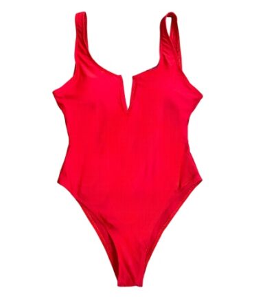 Traje de Baño Entero Rojo