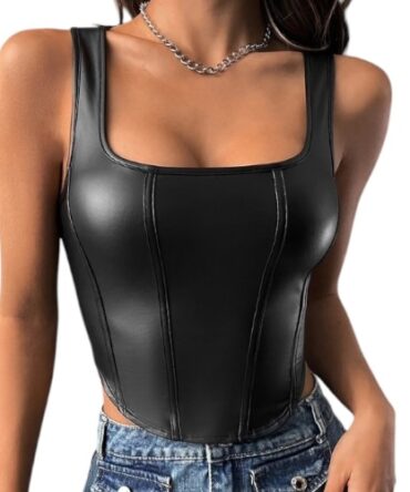 Top de Cuerina