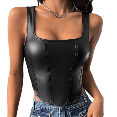 Top de Cuerina