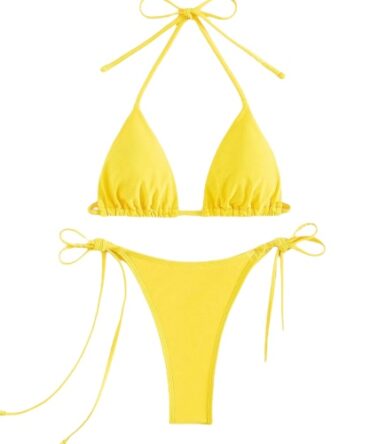 Traje de baño amarillo