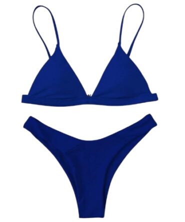 Traje de baño azul