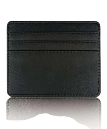Porta tarjeta negro