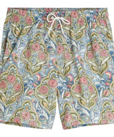 Short Playero Hollister estampado