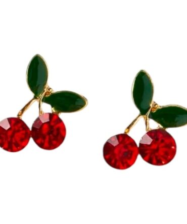 Zarcillos Cerezas Zircón