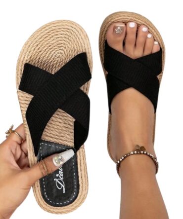 Sandalias negras