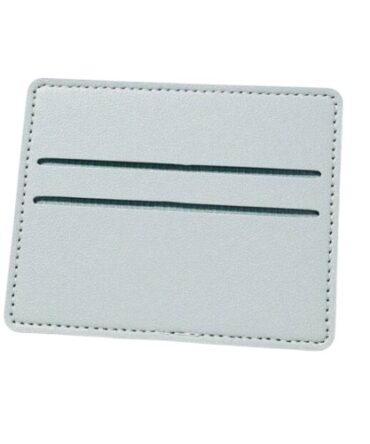 Porta tarjeta gris claro