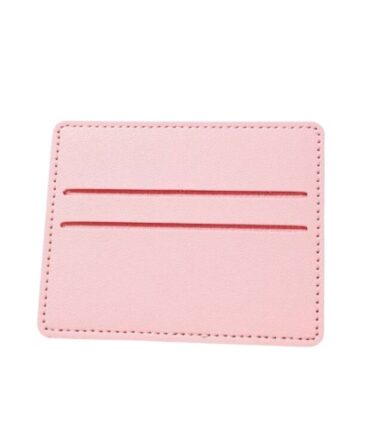 Porta tarjeta rosa