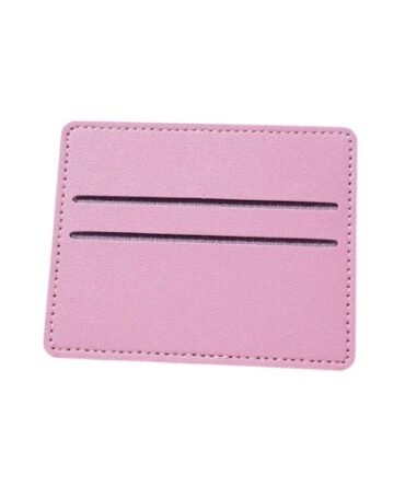 Porta tarjeta morada