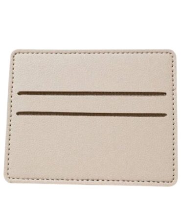 Porta tarjeta beige