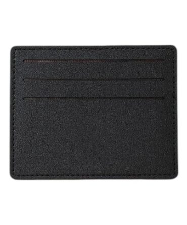 Porta tarjeta negro