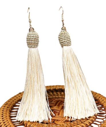 Zarcillos Largos Crema