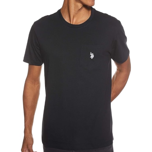 Franela Negra Polo